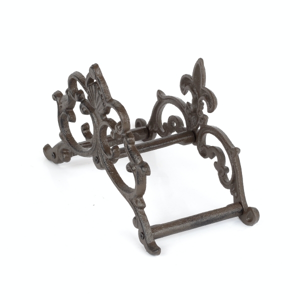 Držák na zahradní hadici litinový hnědý