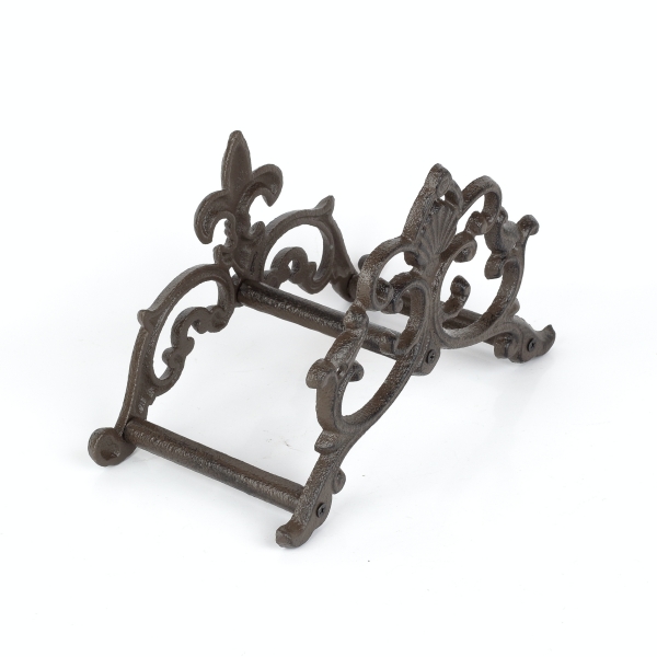 Držák na zahradní hadici litinový hnědý