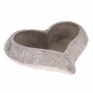 Dušičková dekorace na hrob srdce 17,5 x 16 x 5cm