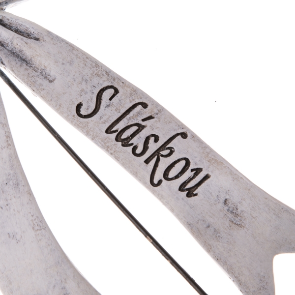 Dušičková dekorace na hrob - zápich 16cm