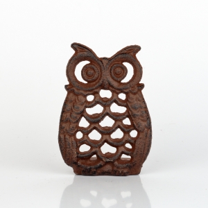 Dveřní zarážka sova 8x11x9cm