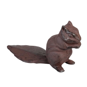 Dveřní zarážka veverka litina 18x6,2x10cm