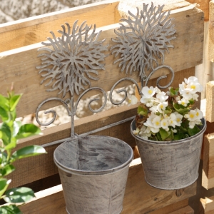 Dvojitý květináč Gerbera pr. 15cm