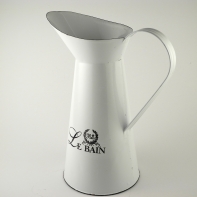 Džbán z bílého smaltu Le BAIN 30cm