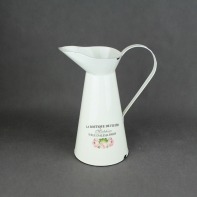 Džbánek kovový velký - motiv růže 34cm