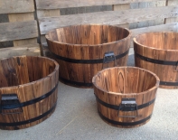 Džber na vodu dřevěný 32x18cm