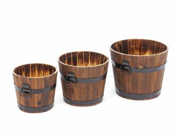 Džber s kovovou obručí 25cm