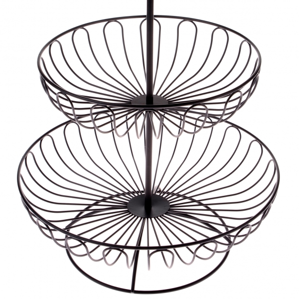 Etažér černý 3 patra