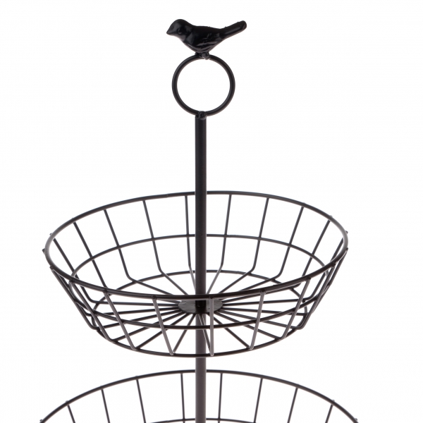 Etažér - černý kov