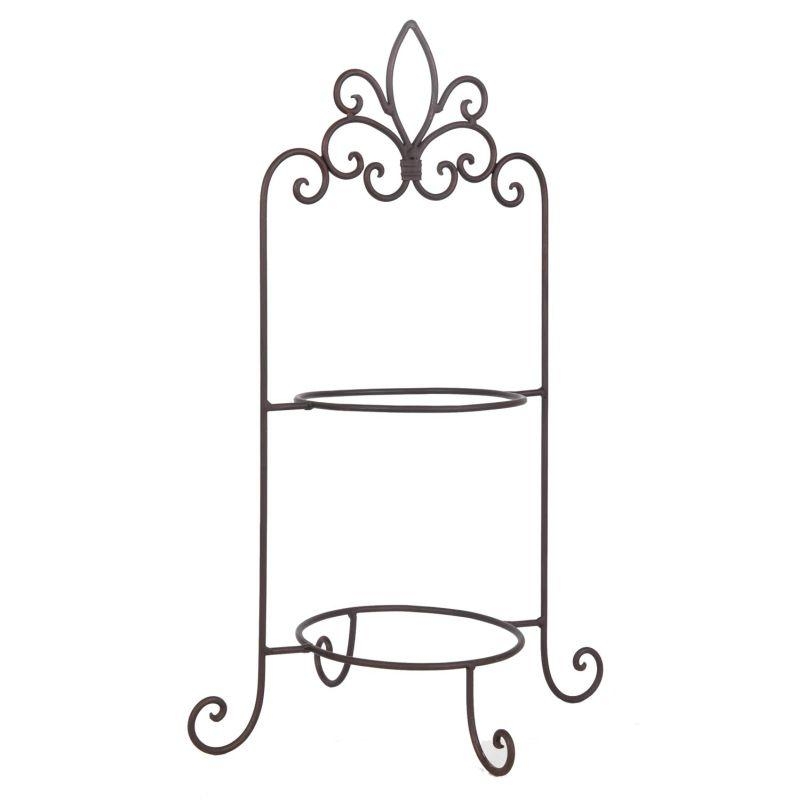 Etažér na dva talíře 57cm