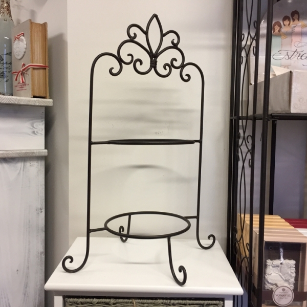 Etažér na dva talíře 57cm