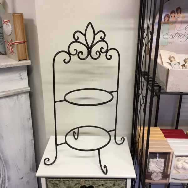 Etažér na dva talíře 57cm