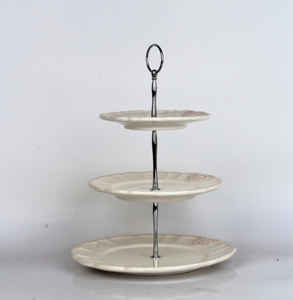 Etažér třípatrový 25,8x35x25,8cm