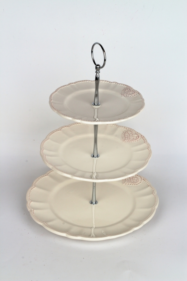 Etažér třípatrový 25,8x35x25,8cm