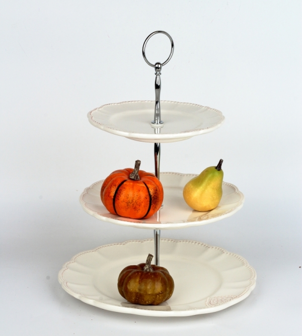 Etažér třípatrový 25,8x35x25,8cm