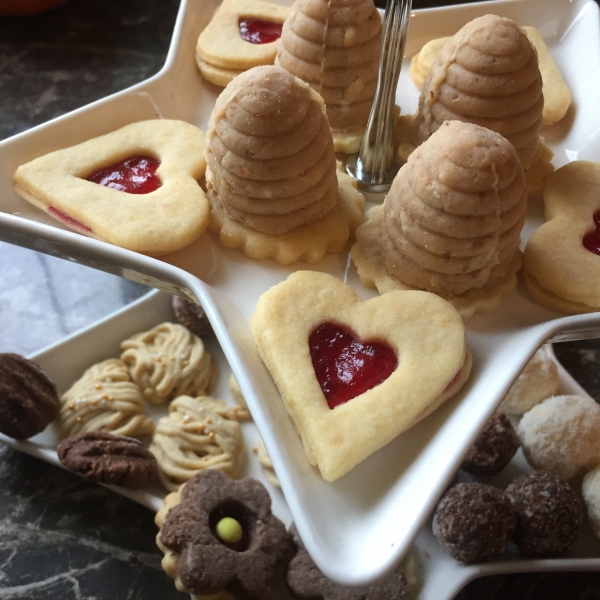 Etažér z porcelánu hvězda