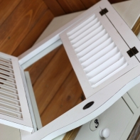 Falešné okno / okenice zrcadlo 59cm