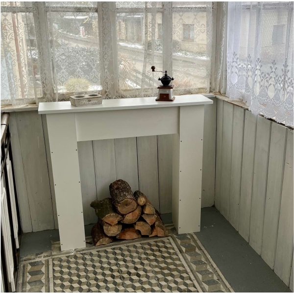 Falešný krb do bytu Florence 110 x 100 x 23 cm