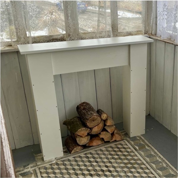 Falešný krb do bytu Florence 110 x 100 x 23 cm