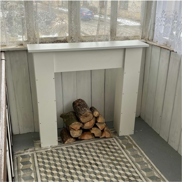 Falešný krb do bytu Florence 110 x 100 x 23 cm