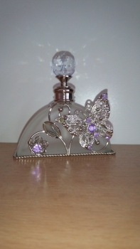 Flakón na parfém s motýlem dek3860