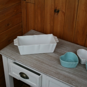 Forma zapékací keramická bílá 30cm