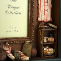 Foto rámeček basketbal retro 19x22,5x5cm