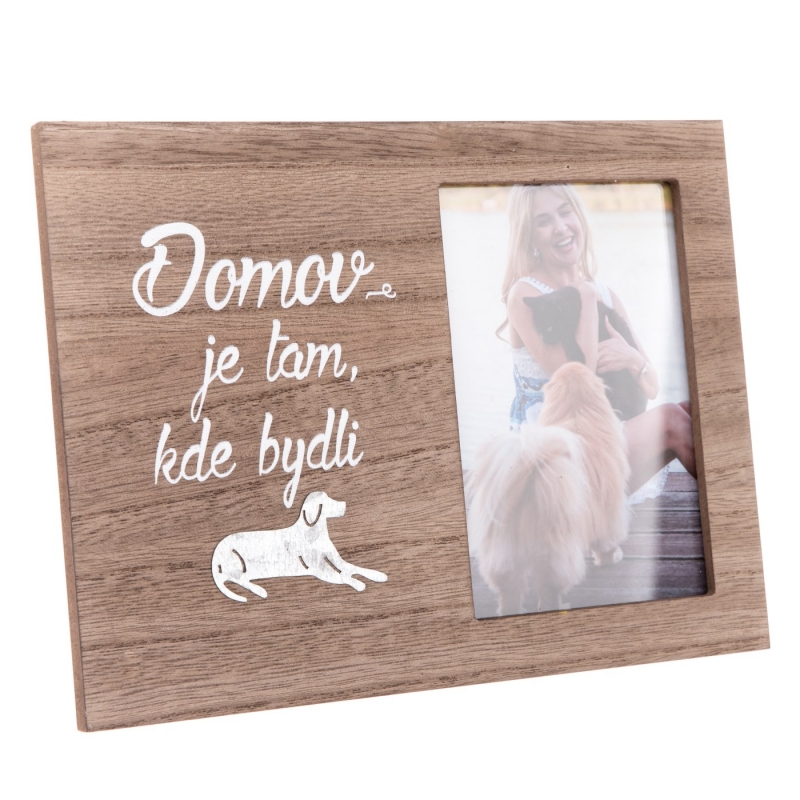 Foto rámeček s pejskem 24x18x1cm
