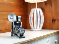 Fotoaparát retro - kasička 18x14 cm