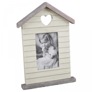 Fotorámeček dřevěný domek 20x28cm