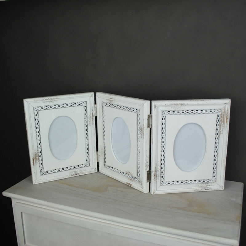 Fotorámeček dřevěný na tři fotografie 61×5×25cm