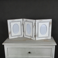 Fotorámeček dřevěný na tři fotografie 61×5×25cm