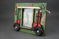 Fotorámeček golfový vozík 24,5x19,5cm