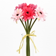 Gerbera svazek růžová 7 kusů 38cm