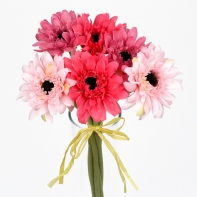 Gerbera svazek růžová 7 kusů 38cm