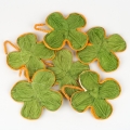 Girlanda čtyřlístek zelená  12cm