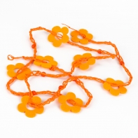 Girlanda kytka jarní oranžová