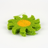 Girlanda kytka zelená oranžová