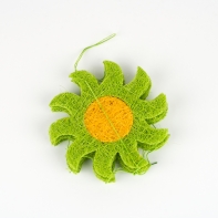 Girlanda kytka zelená oranžová