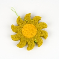 Girlanda kytka zelená žlutá