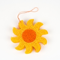 Girlanda kytka žlutá oranžová