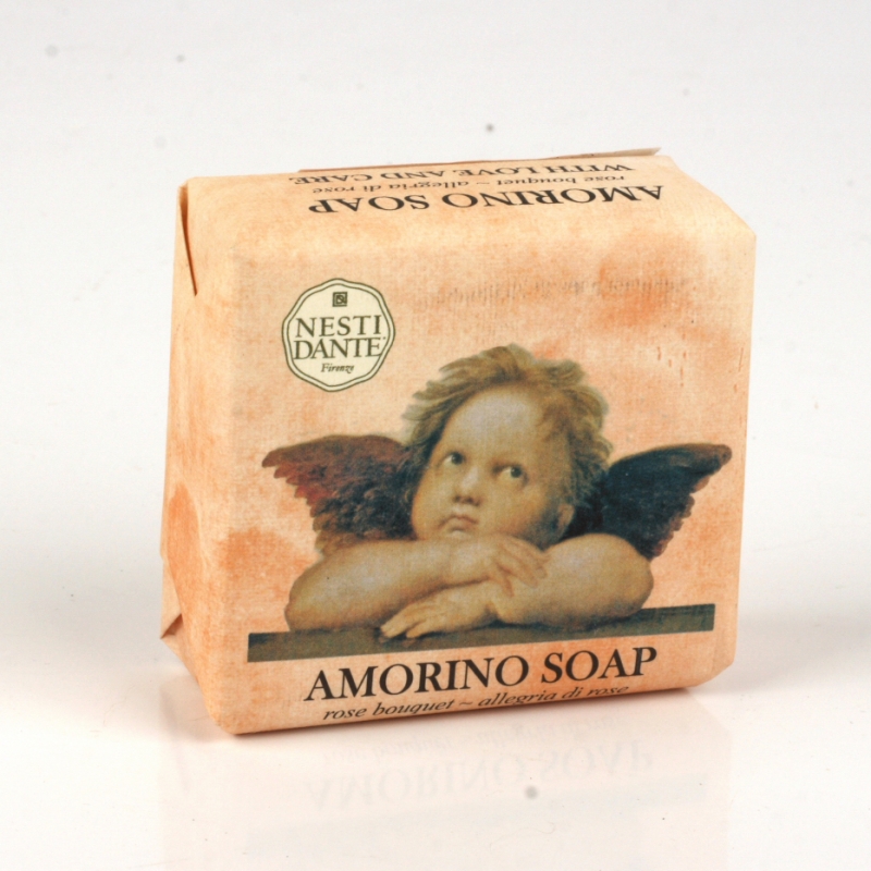 Glycerinové mýdlo Nesti Dante s vůní kytice růží 150g