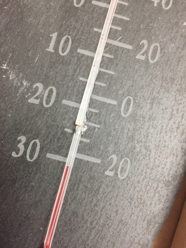 Gravírovaný teploměr - vyřazeno