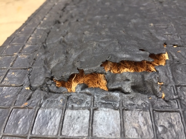 Gumová rohožka 75x25cm - vyřazeno