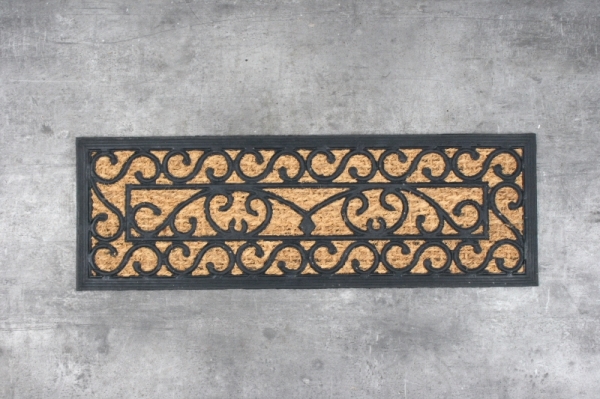 Gumová rohožka - vyřazeno (rohožka s kokosovým vláknem 75x25cm)