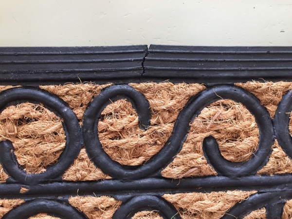 Gumová rohožka - vyřazeno (rohožka s kokosovým vláknem 75x25cm)