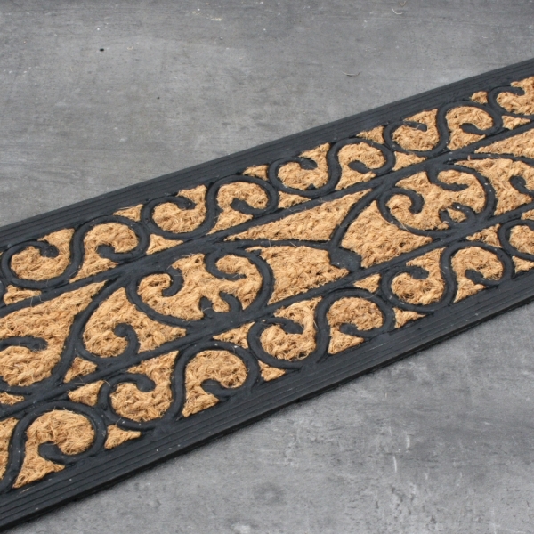 Gumová rohožka - vyřazeno (rohožka s kokosovým vláknem 75x25cm)