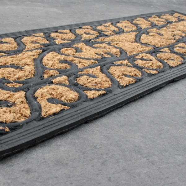 Gumová rohožka - vyřazeno (rohožka s kokosovým vláknem 75x25cm)