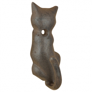 Háček kočičí ocas rovný litina 10x3cm