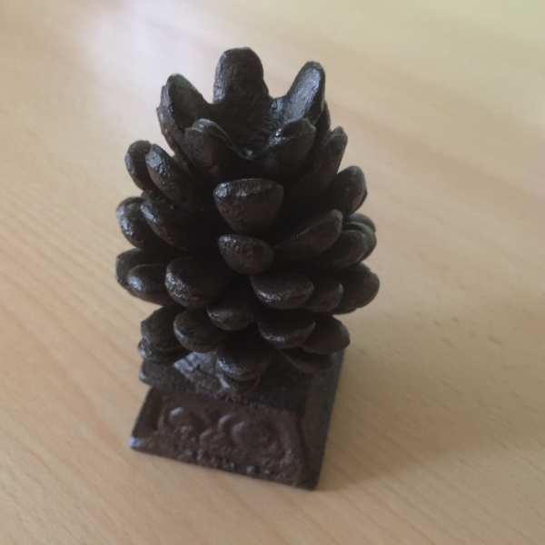 Háček na krbovou římsu - vyřazeno